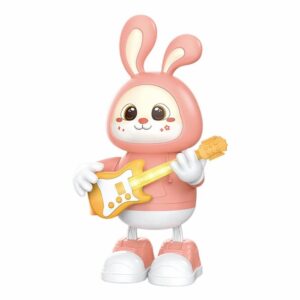 Dancing Rabbit Guitarist Toy - Pink